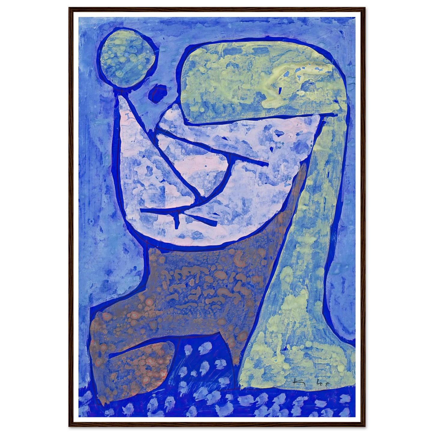 Gezeichnetes Mädchen (1939) Art Print | Paul Klee-Quipham Collections