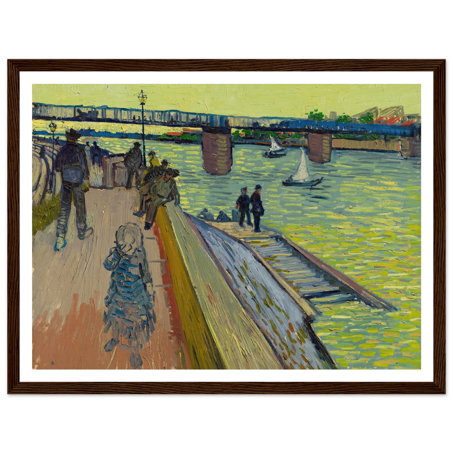 Le pont de Trinquetaille (1888) Art Print | Vincent van Gogh-Quipham Collections