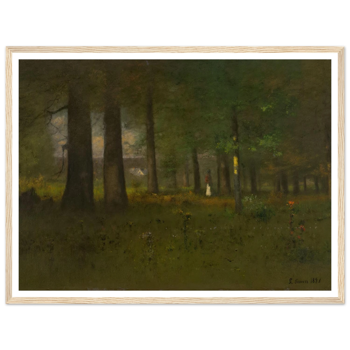 The Edge of the Forest (1891) Art Print | George Inness-Quipham Collections