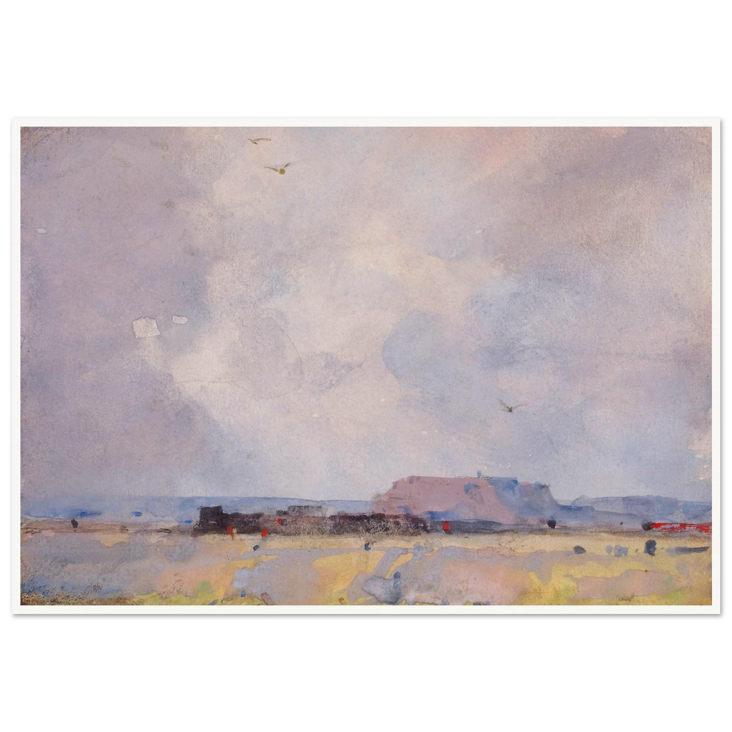 In The Plateau Country, With An Inhabited Pueblo (1929) Art Print | William Henry Holmes-Quipham Collections