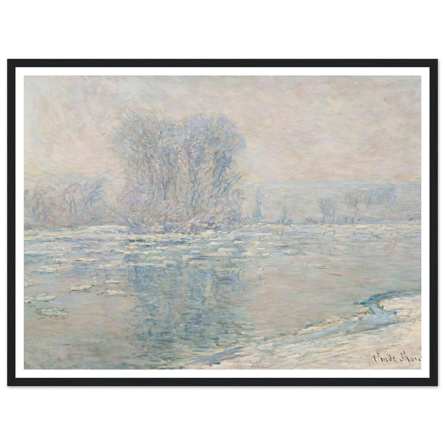 Glaçons, Effet Blanc (1893) Art Print | Claude Monet-Quipham Collections