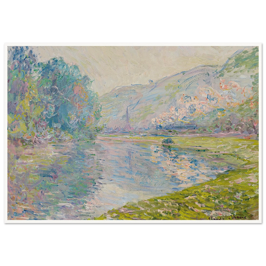 Le train à Jeufosse (1884) Art Print | Claude Monet-Quipham Collections