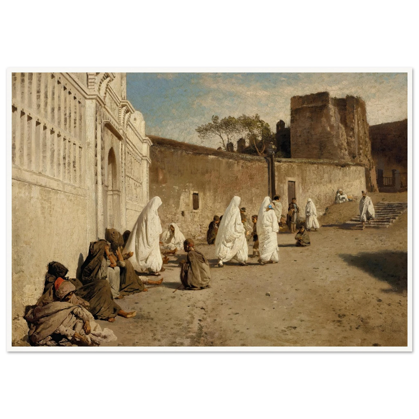 Entrance into the Alhambra, Spain Art Print | Hermann Ottomar Herzog-Quipham Collections