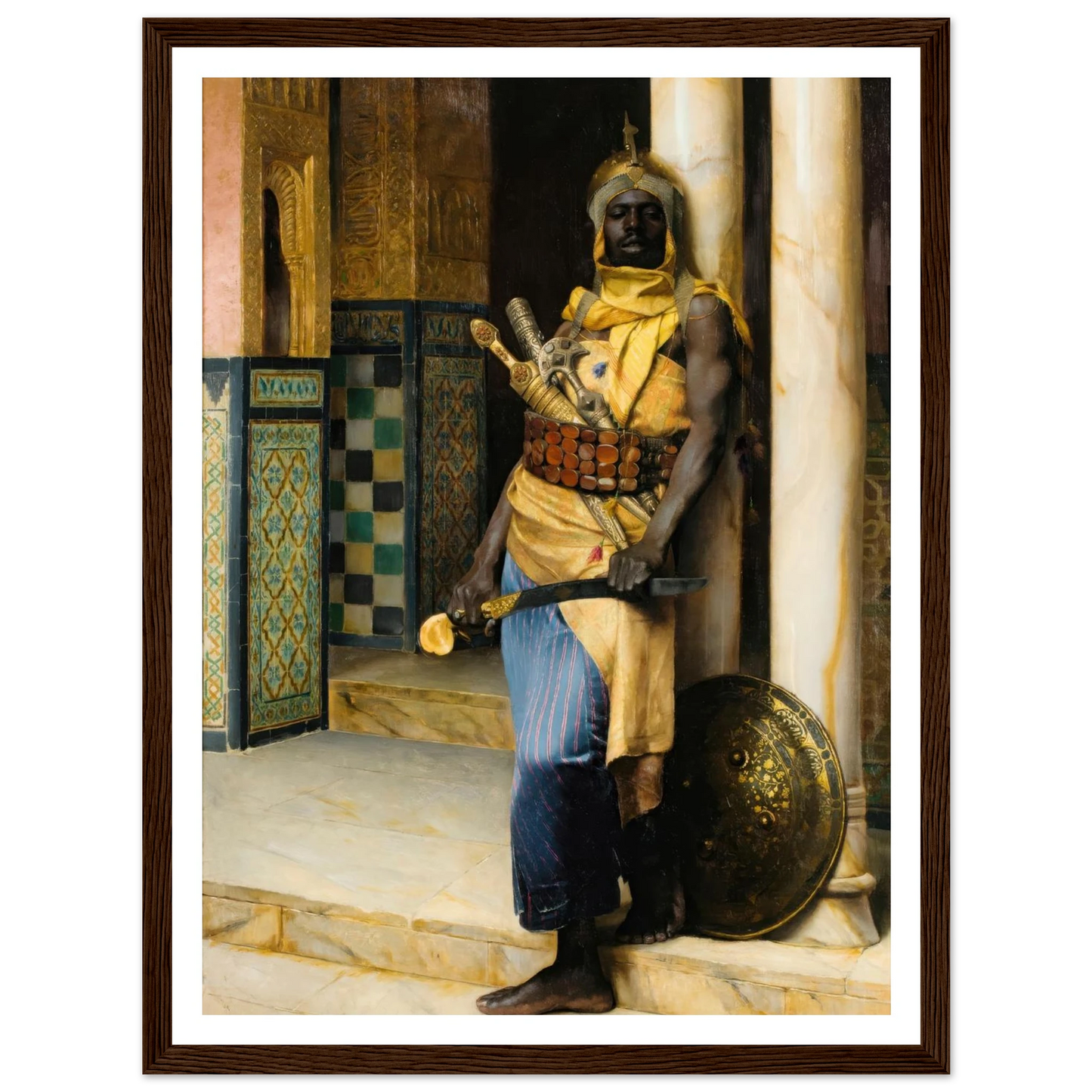Guarding the Palace (1888) Art Print | Ludwig Deutsch-Quipham Collections