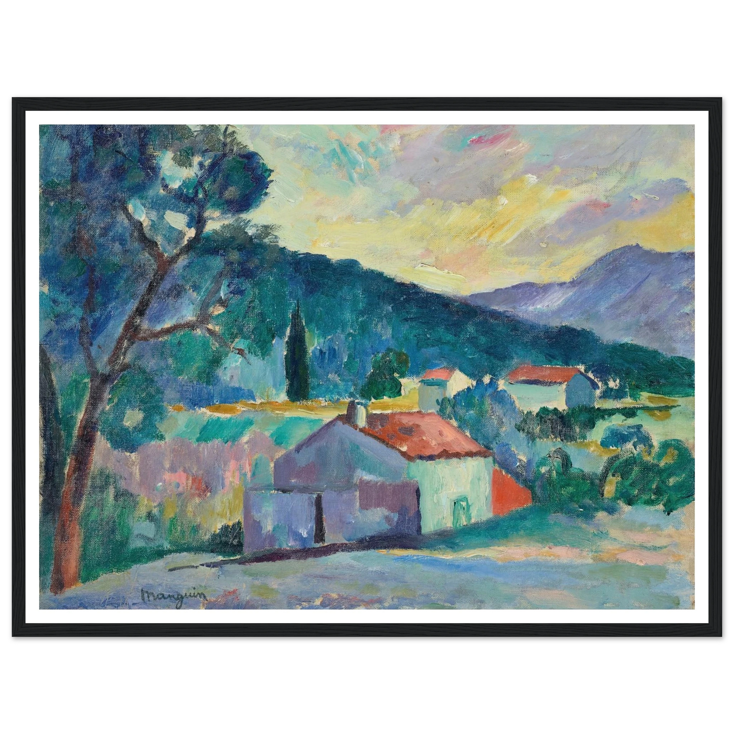 Le Mas à Saint-Tropez (1905) Art Print | Henri Manguin-Quipham Collections