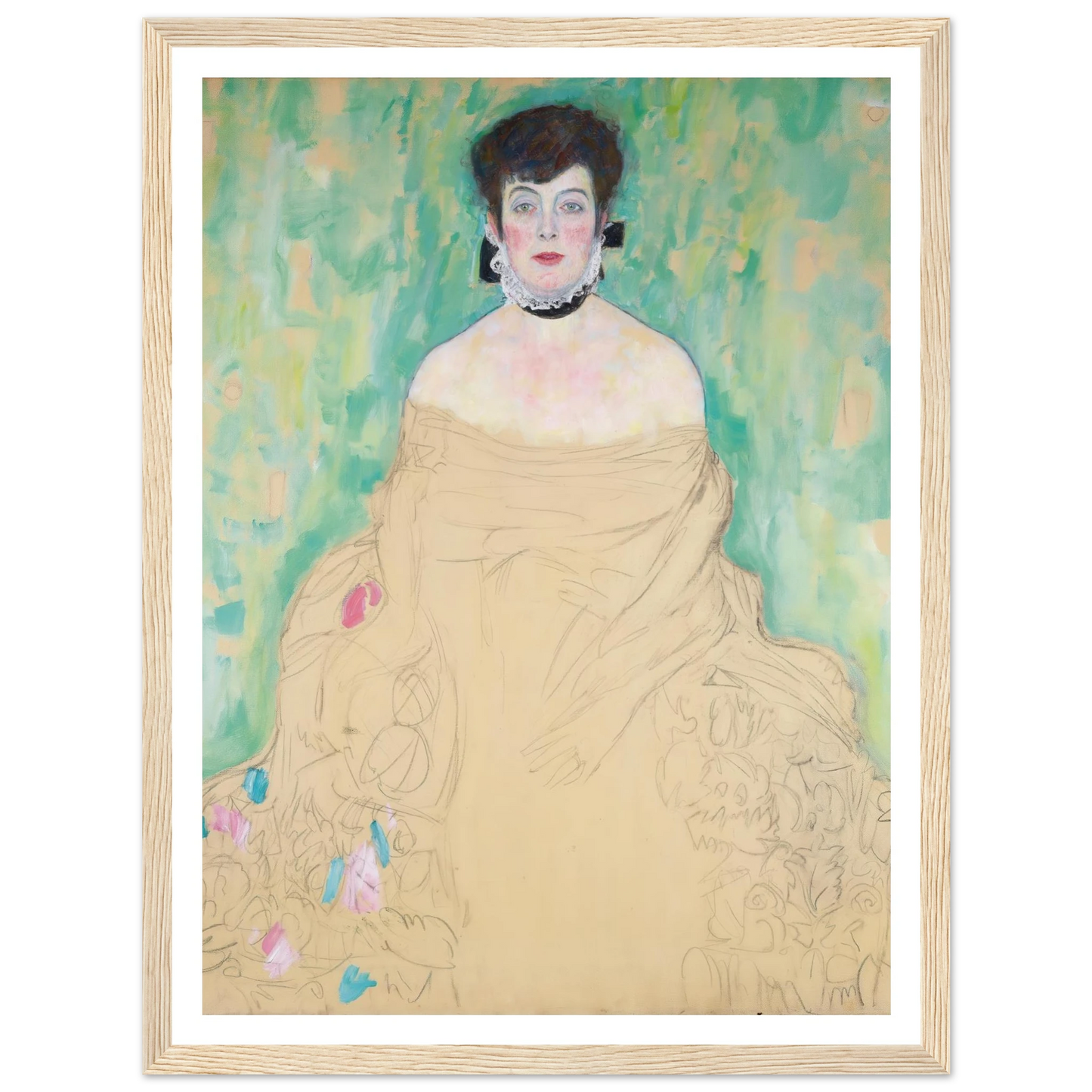 Amalie Zuckerkandl (1917) Art Print | Gustav Klimt-Quipham Collections