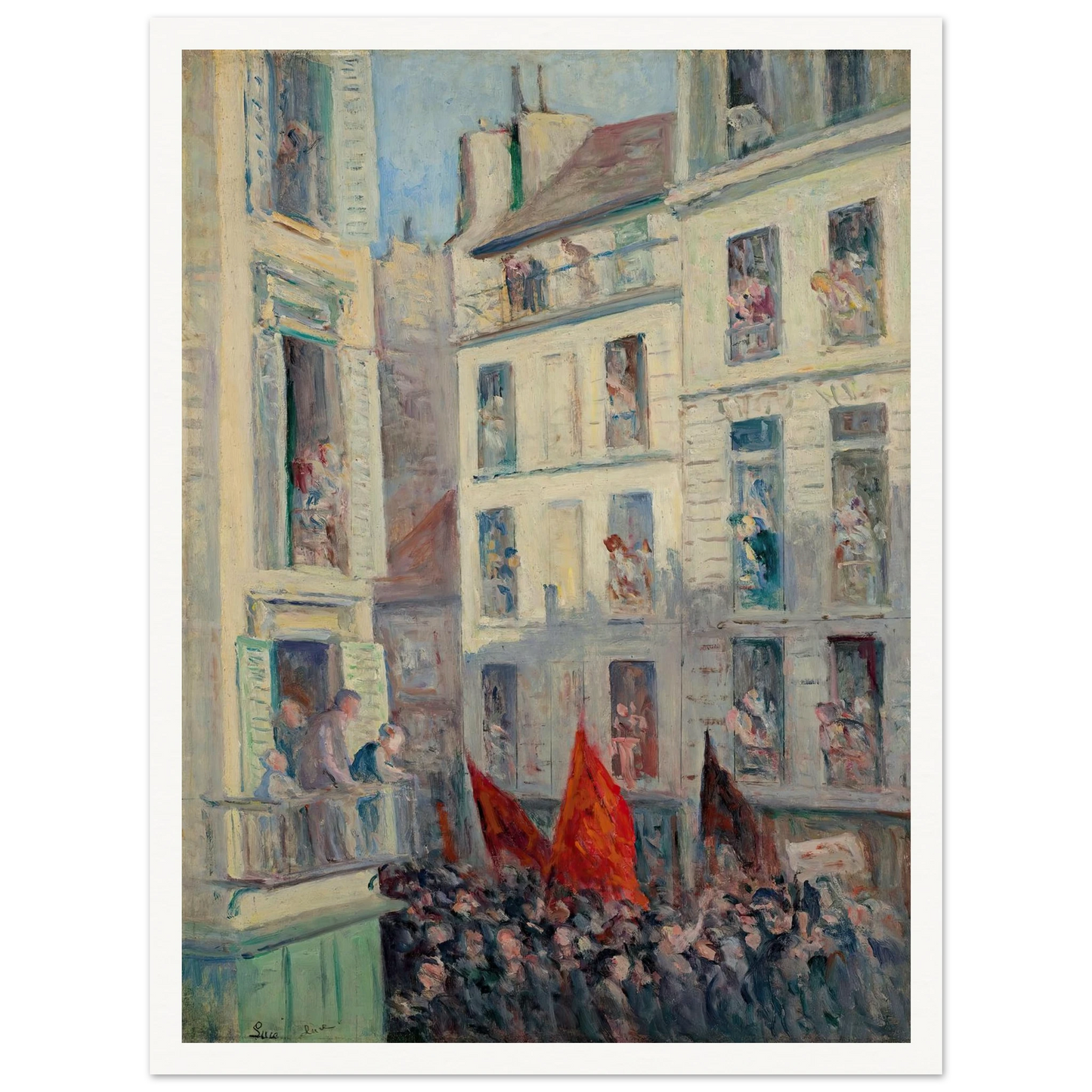 Le Front populaire (1936) Art Print | Maximilien Luce-Quipham Collections