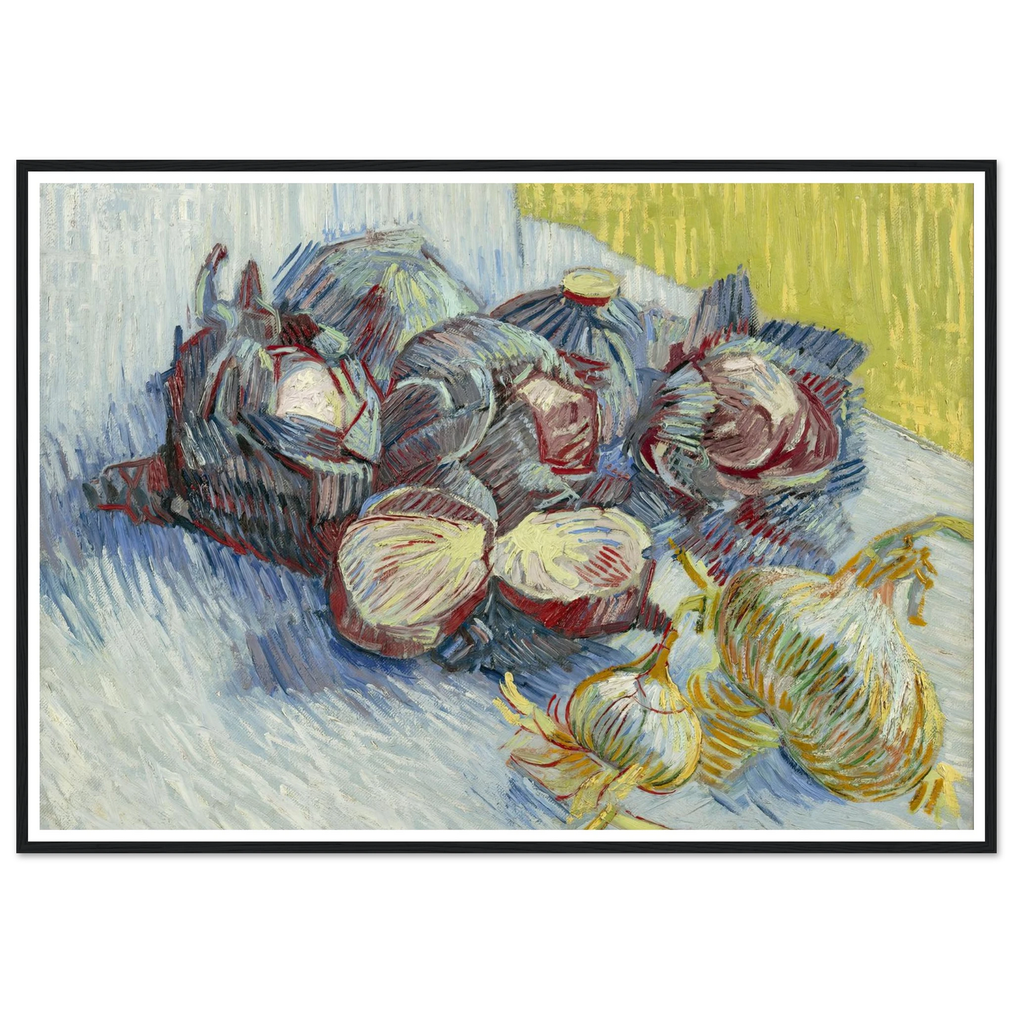 Red cabbages and onions (1887) Art Print | Vincent van Gogh-Quipham Collections