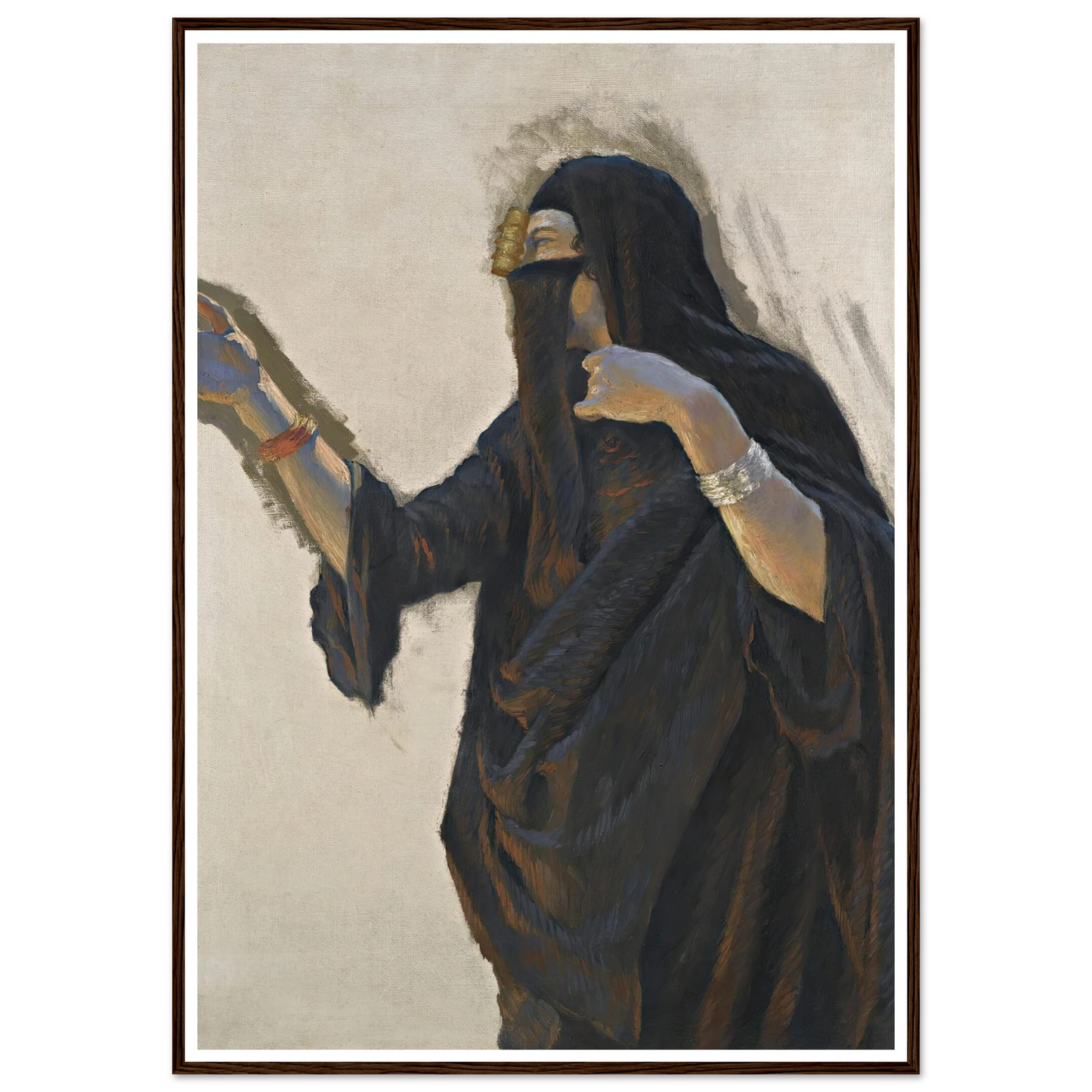 Veiled Lady Art Print | Ludwig Deutsch-Quipham Collections