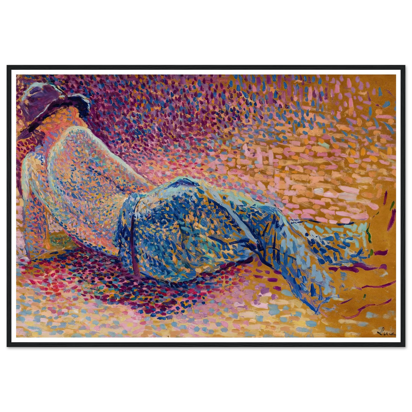 Le repos de l’ouvrier (circa 1888) Art Print | Maximilien Luce-Quipham Collections