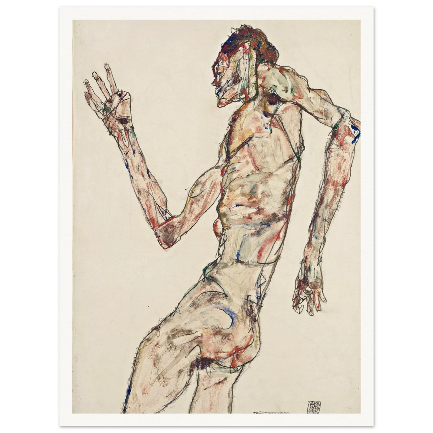 The Dancer (1913) Art Print | Egon Schiele-Quipham Collections