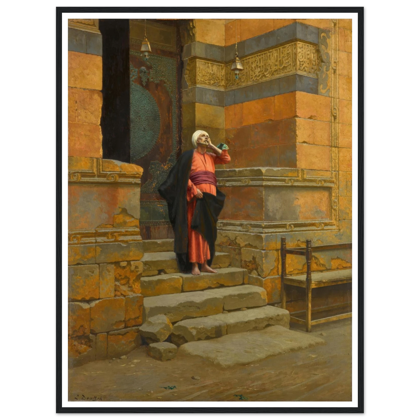 Before the Mosque Art Print | Ludwig Deutsch-Quipham Collections