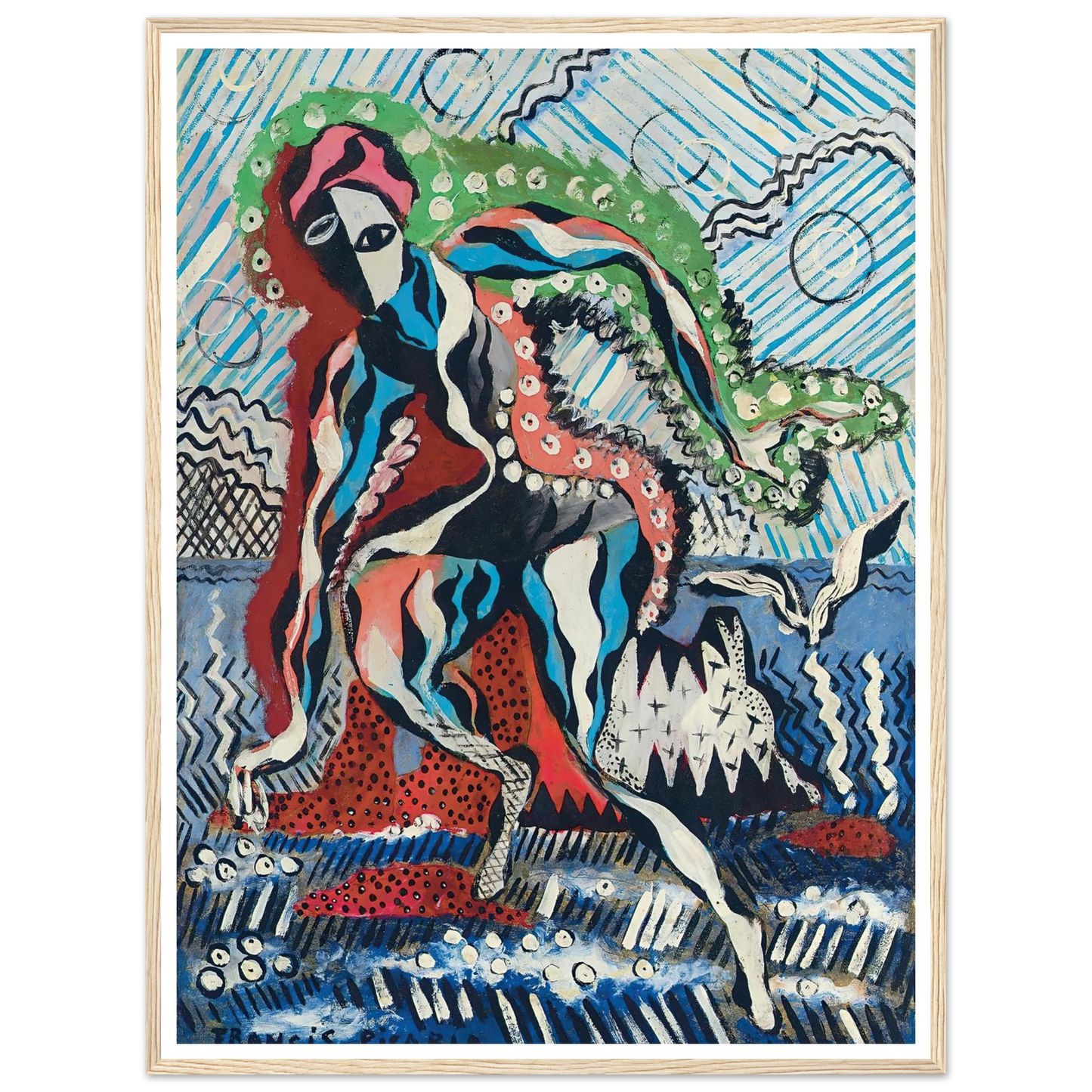 Baigneuse (circa 1925-1926) Art Print | Francis Picabia-Quipham Collections