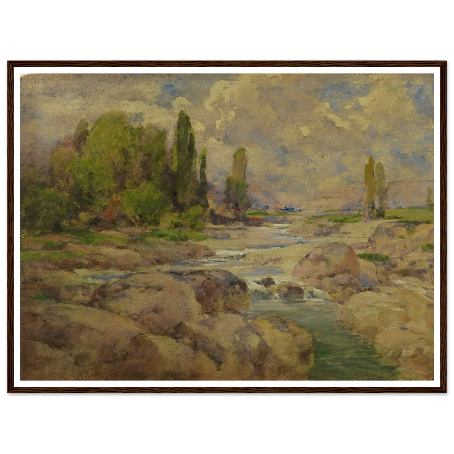 The Normal Rock Creek (1910) Art Print | William Henry Holmes-Quipham Collections