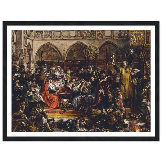 Influence of the university on the country, from the series “History of Civilization in Poland” (1888) Art Print | Jan Matejko-Quipham Collections