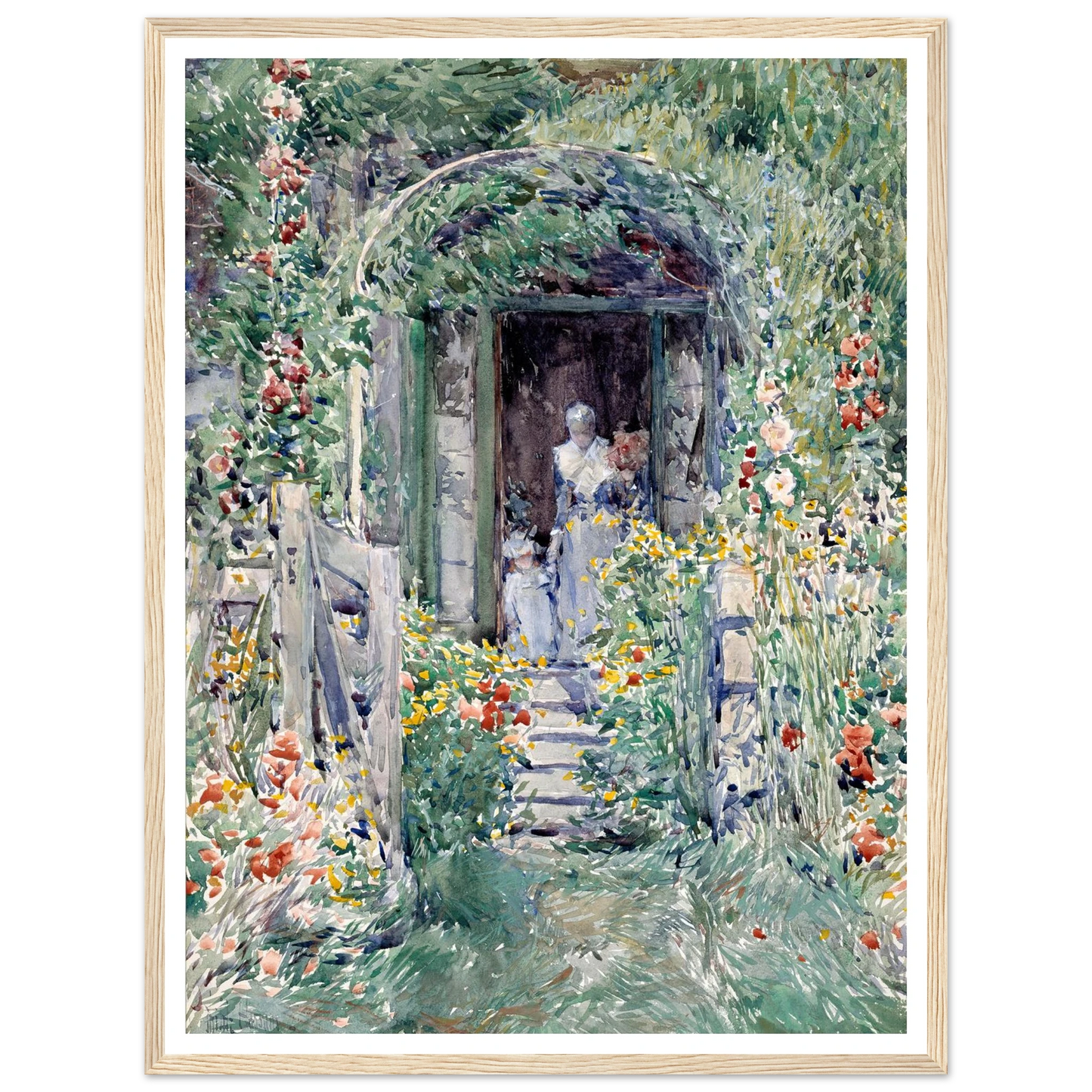 The Garden in Its Glory (1892) Art Print | Childe Hassam-Quipham Collections