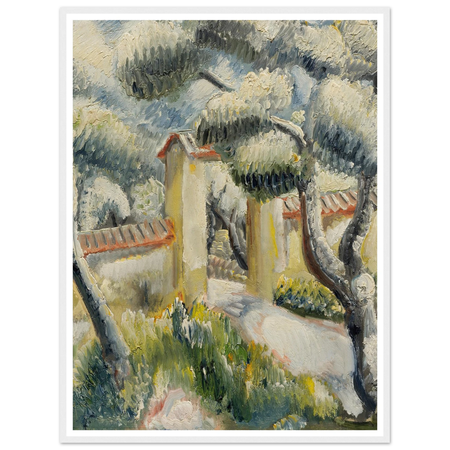 Landschaft in Südfrankreich (Parkausgang) (1939) Art Print | Paul Kleinschmidt-Quipham Collections
