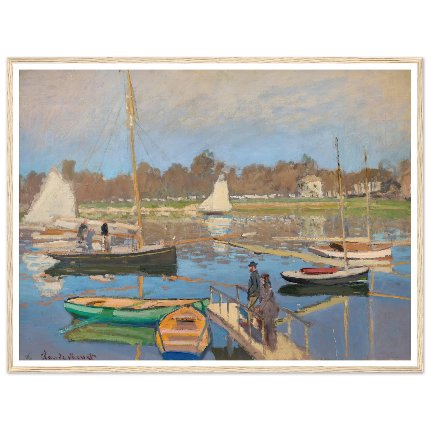 Le bassin d’Argenteuil (1874) Art Print | Claude Monet-Quipham Collections