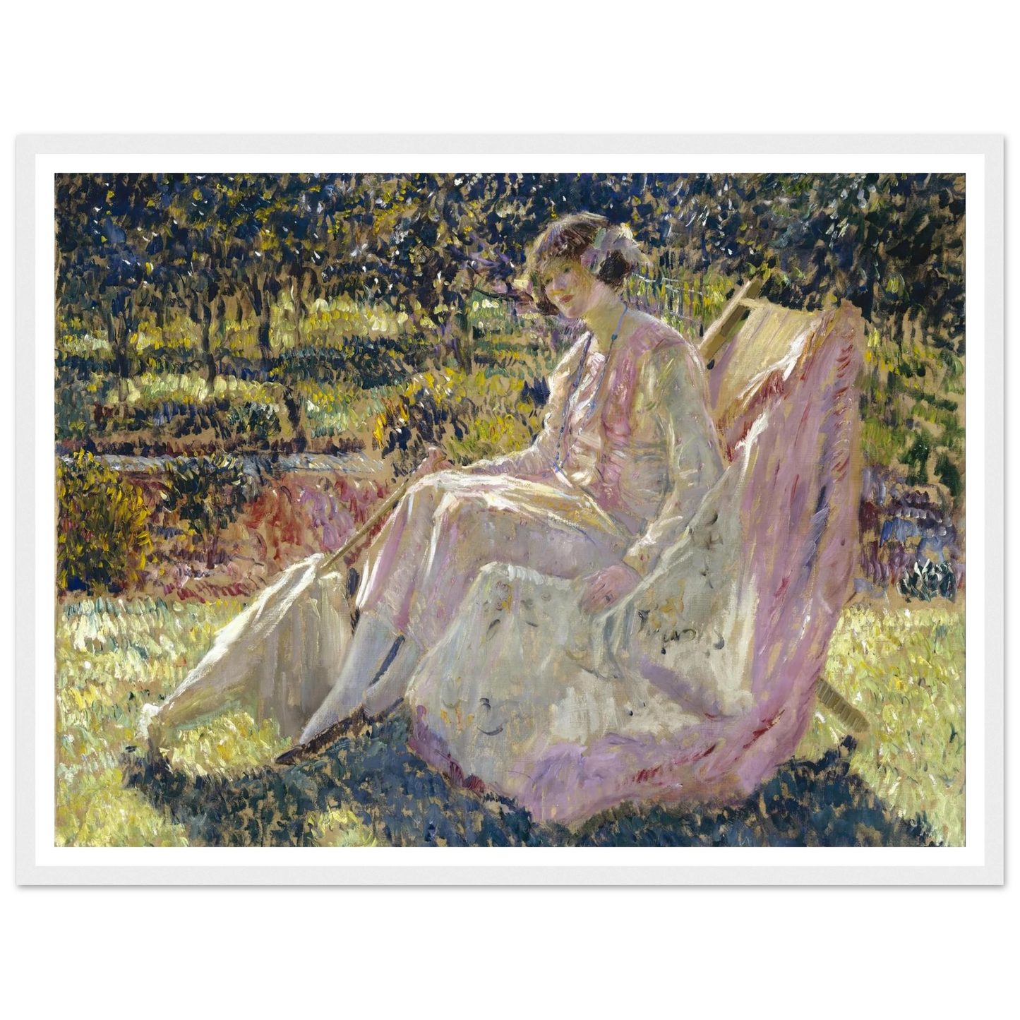 Sunbath (1908-1918) Art Print | Frederick Carl Frieseke-Quipham Collections