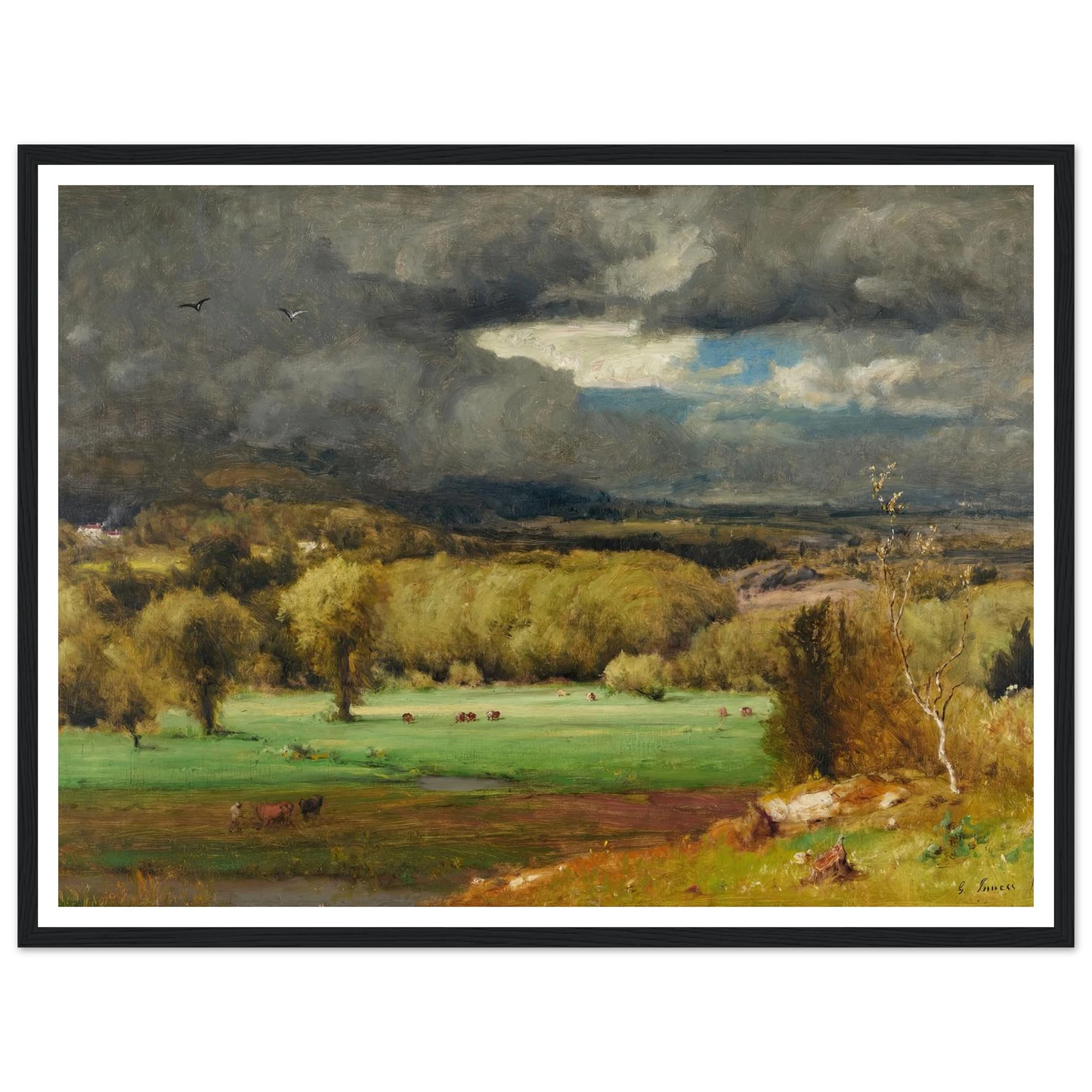 The Coming Storm (1878) Art Print | George Inness-Quipham Collections