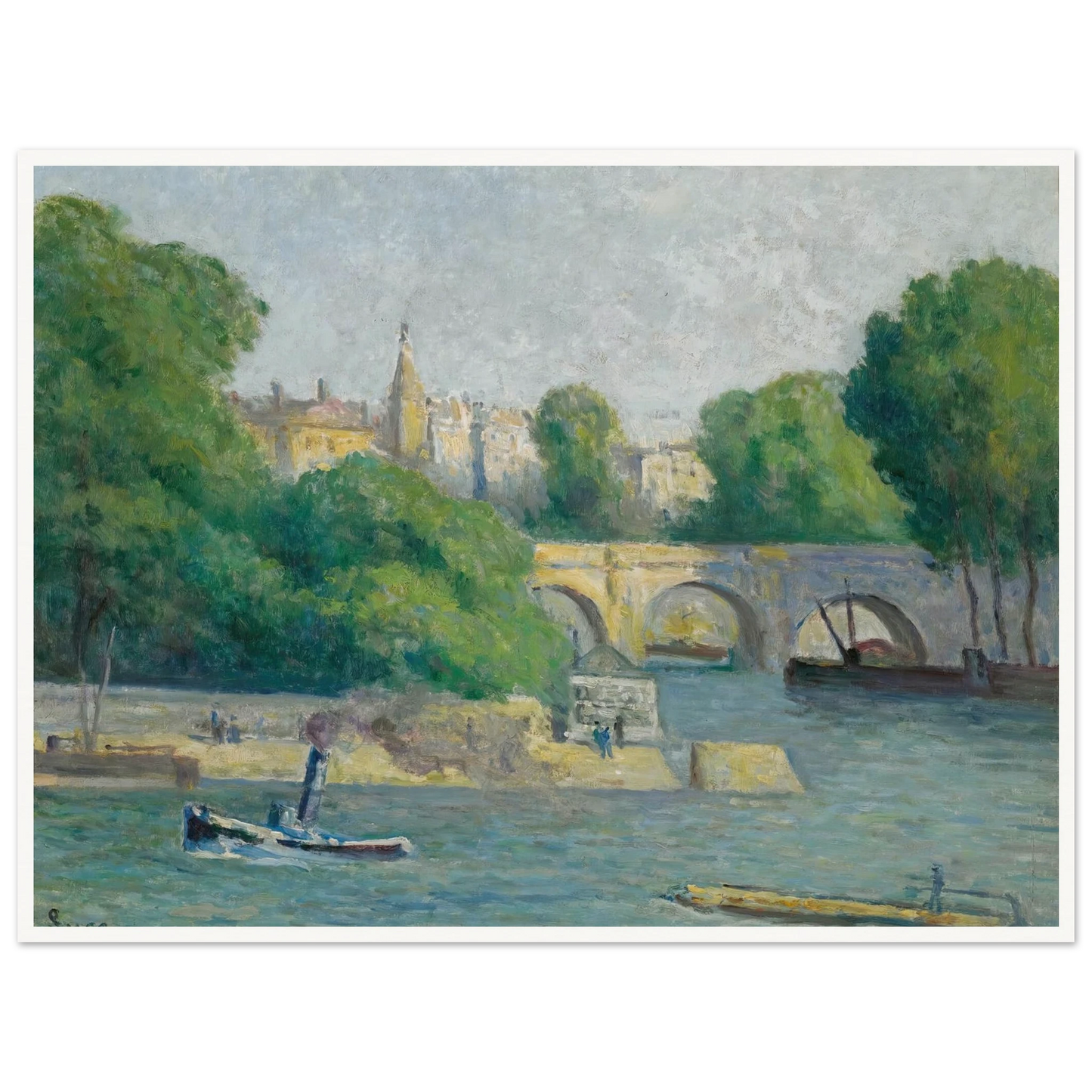 Le Vert Gallant (1926) Art Print | Maximilien Luce-Quipham Collections