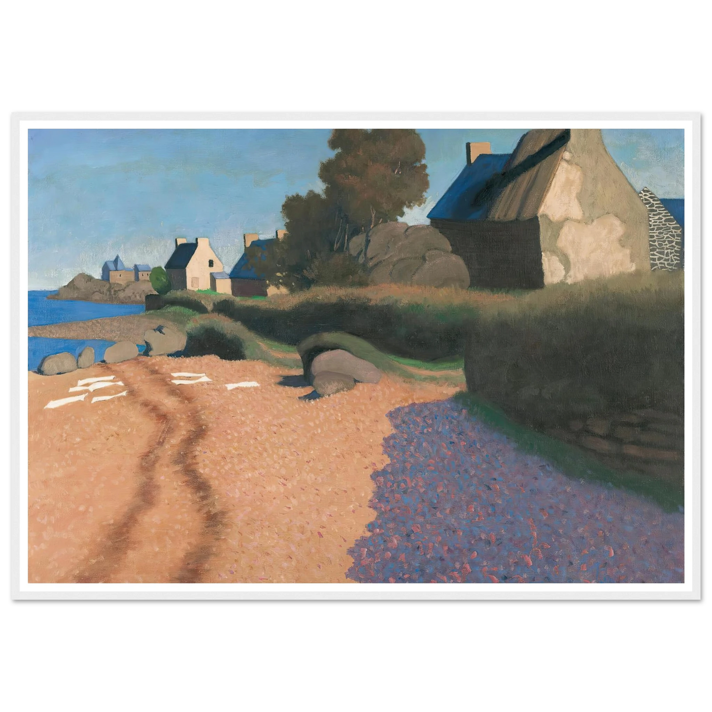 Landscape At Loguivy (1923) Art Print | Felix Vallotton-Quipham Collections