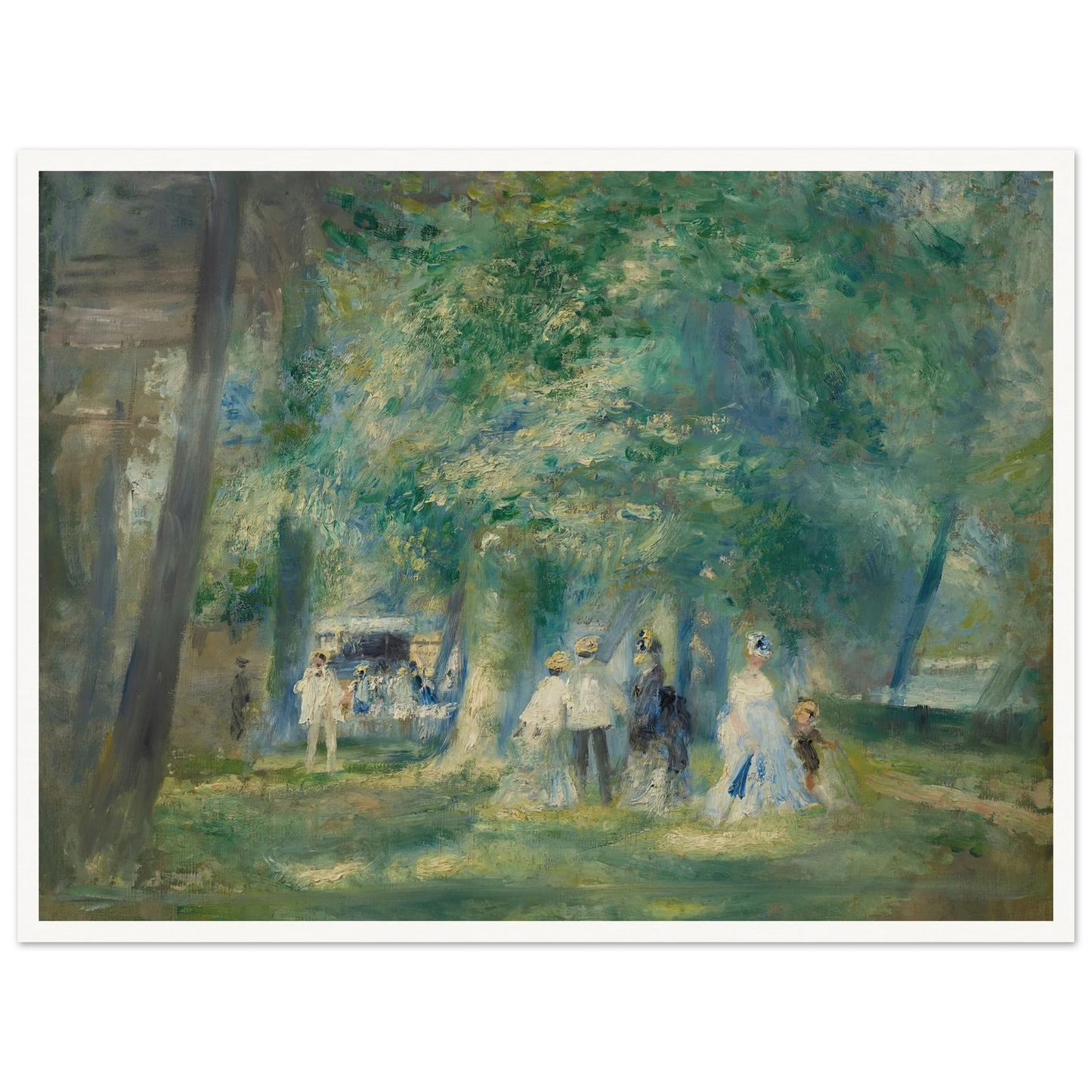 La fête à Saint-Cloud (1871) Art Print | Pierre Auguste Renoir-Quipham Collections