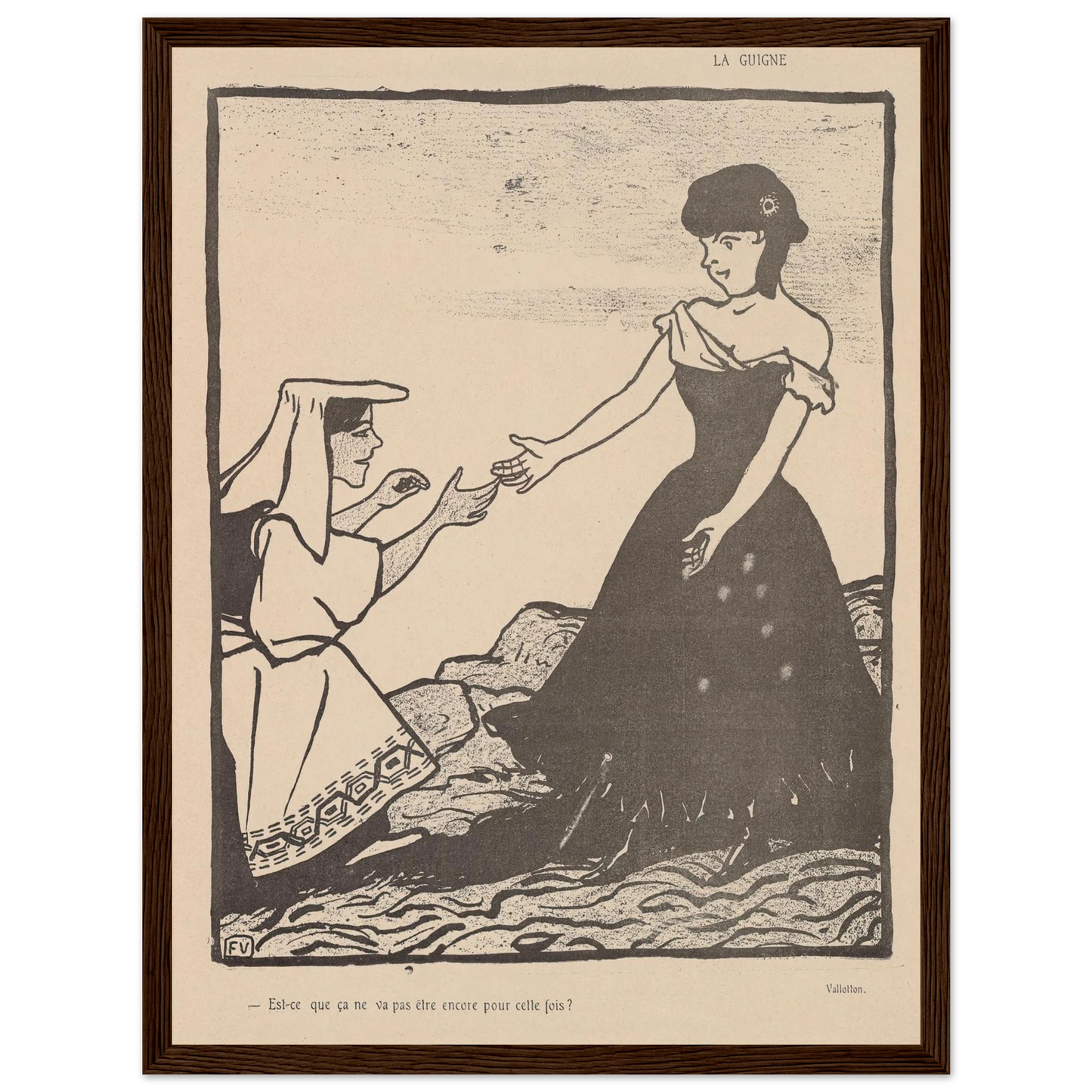25 juillet 1903 Art Print | Felix Vallotton-Quipham Collections