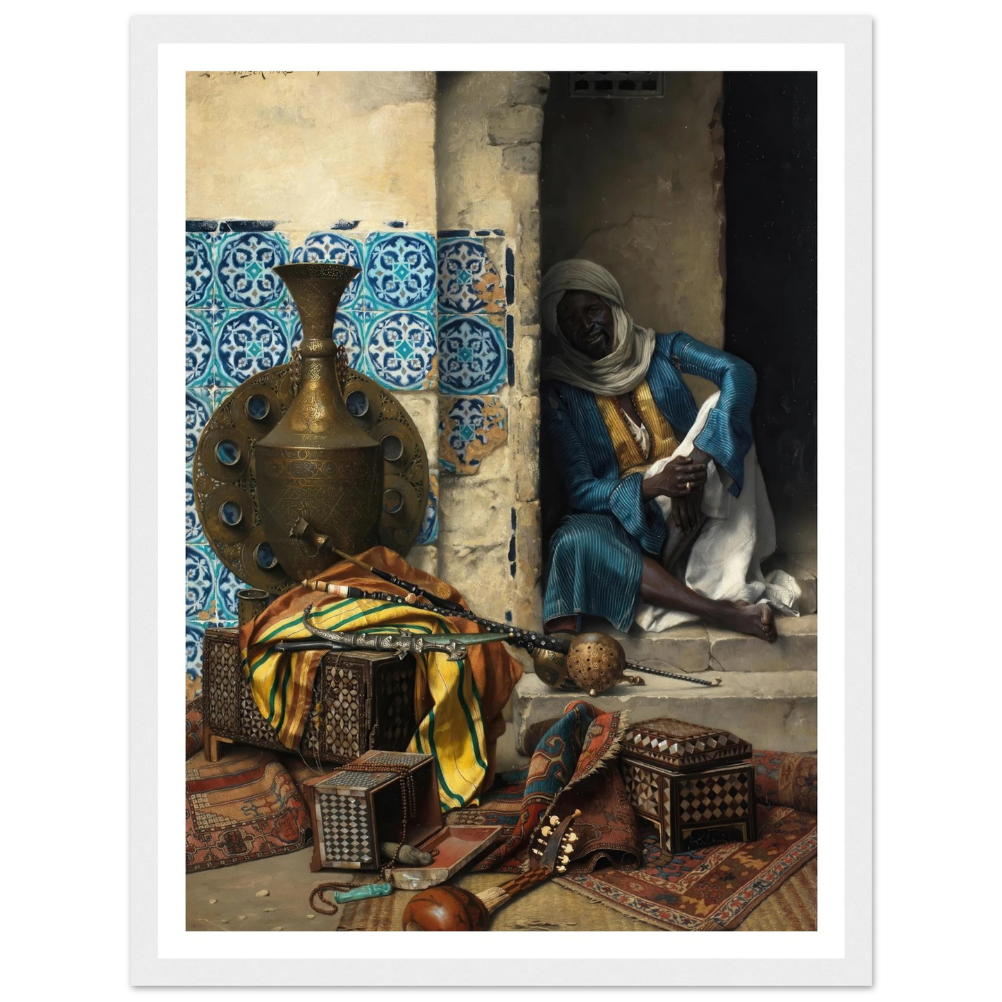 A Dealer in Artefacts (1887) Art Print | Ludwig Deutsch-Quipham Collections
