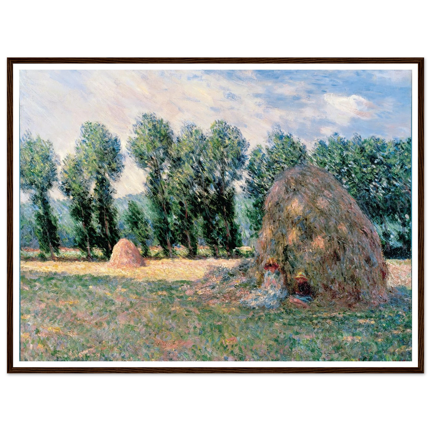 Haystacks (1885) Art Print | Claude Monet-Quipham Collections