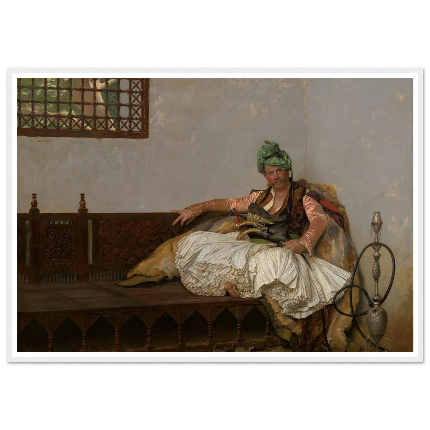A Bashi-Bazouk Chieftan (circa 1880-82) Art Print | Jean Leon Gerome-Quipham Collections