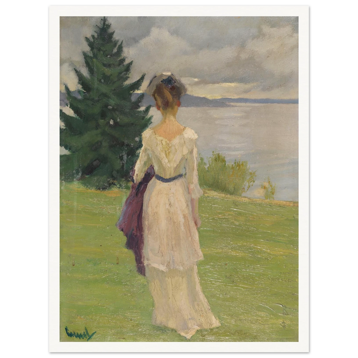 After the rain, early (1910) Art Print | Edward Cucue-Quipham Collections