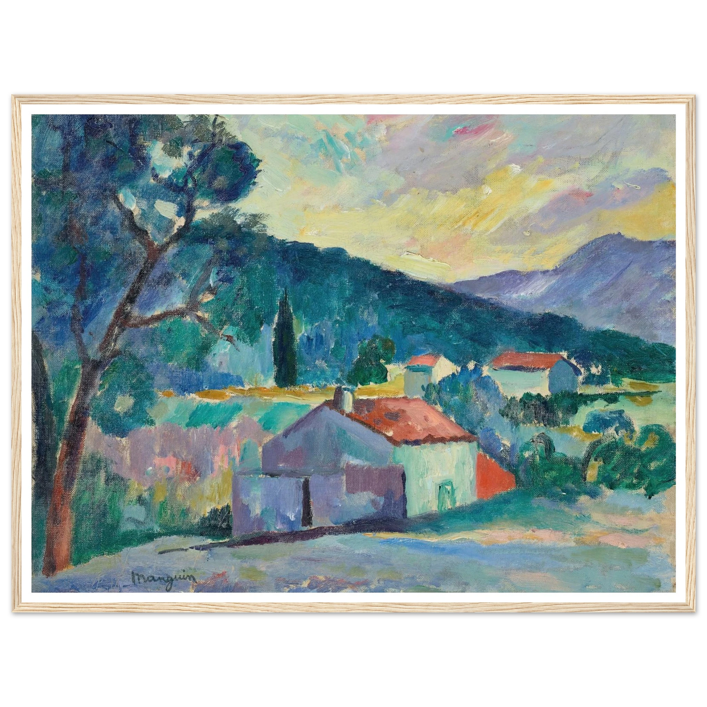 Le Mas à Saint-Tropez (1905) Art Print | Henri Manguin-Quipham Collections