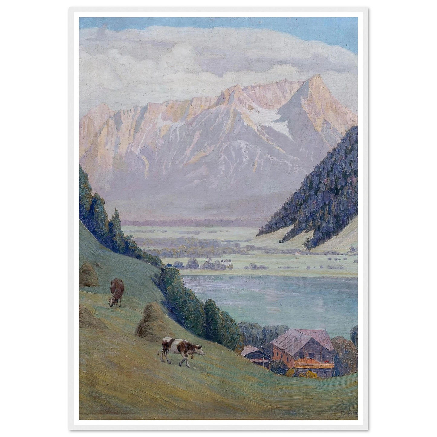 Bergsee (1911) Art Print | Max Kahrer-Quipham Collections