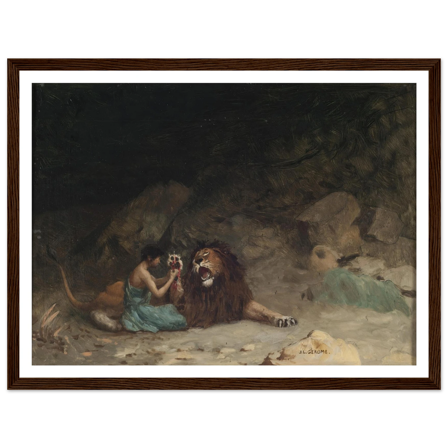Androcles (circa 1902) Art Print | Jean Leon Gerome-Quipham Collections
