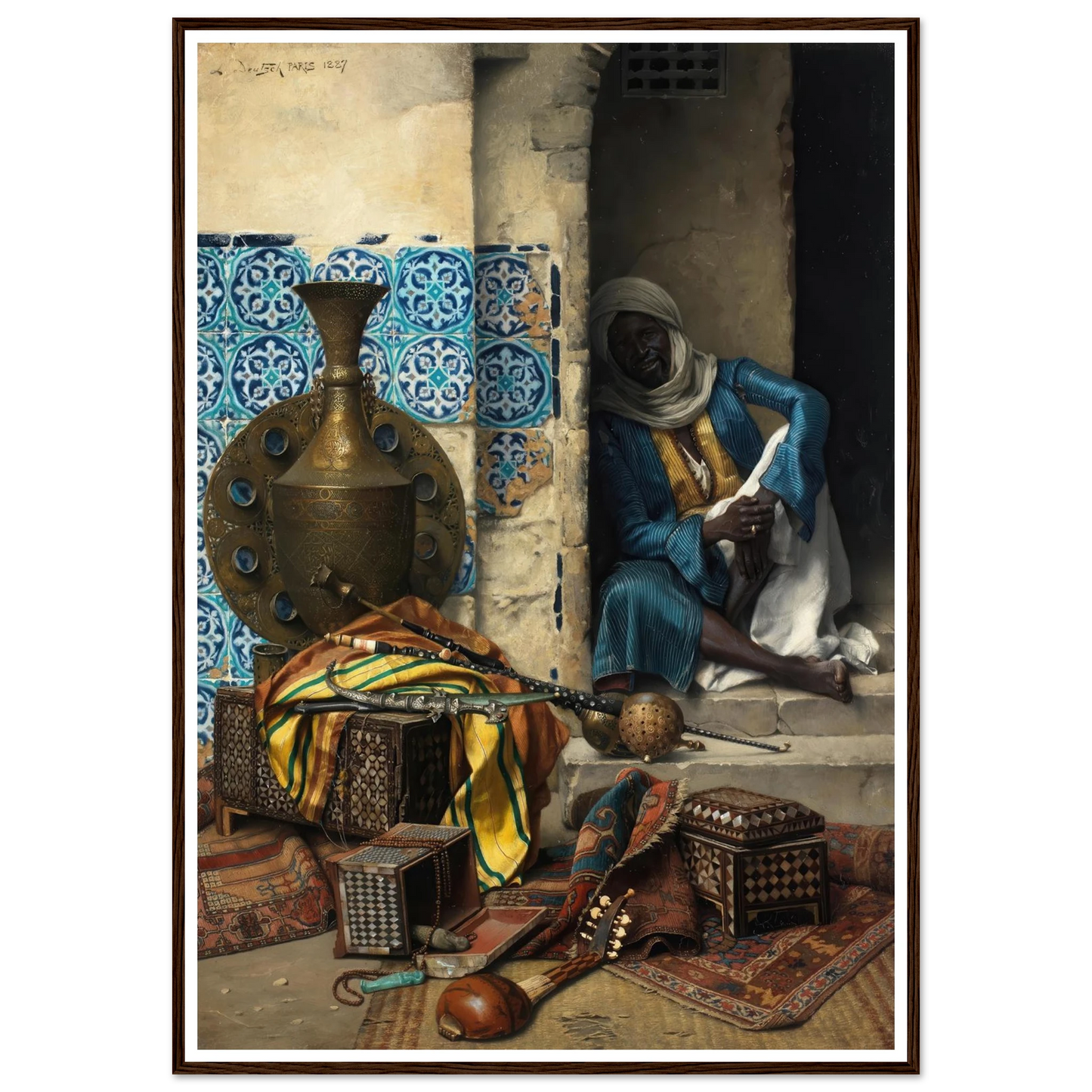 A Dealer in Artefacts (1887) Art Print | Ludwig Deutsch-Quipham Collections