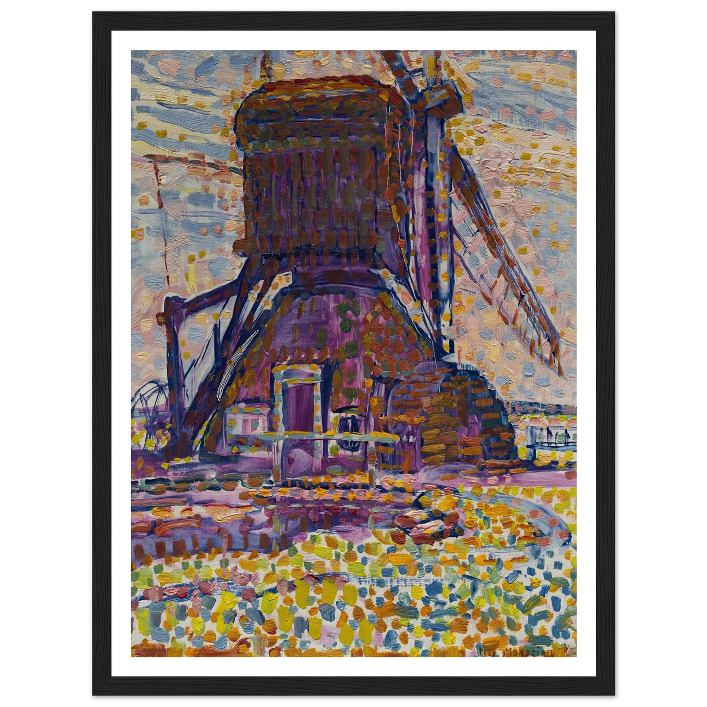 The Winkel Mill (1908) Art Print | Piet Mondrian-Quipham Collections