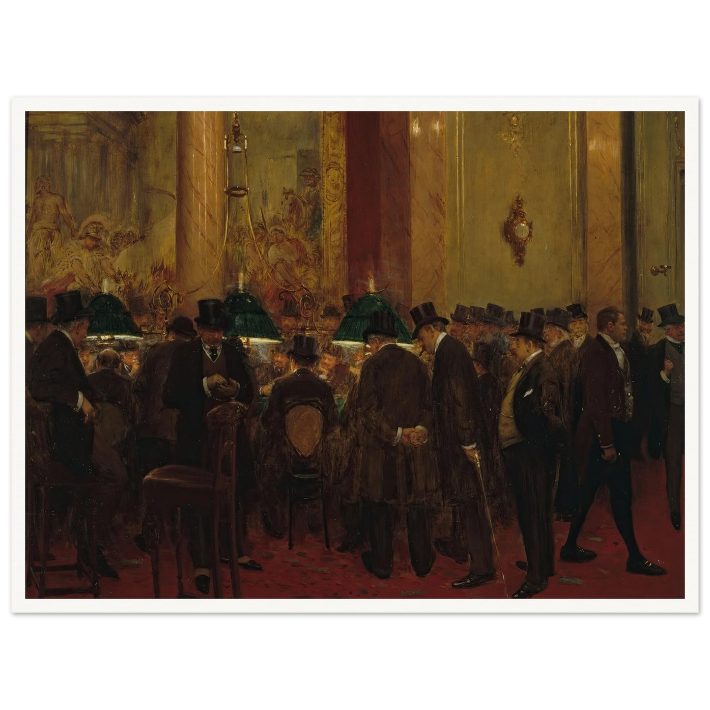 Au cercle (1908) Art Print | Jean Beraud-Quipham Collections