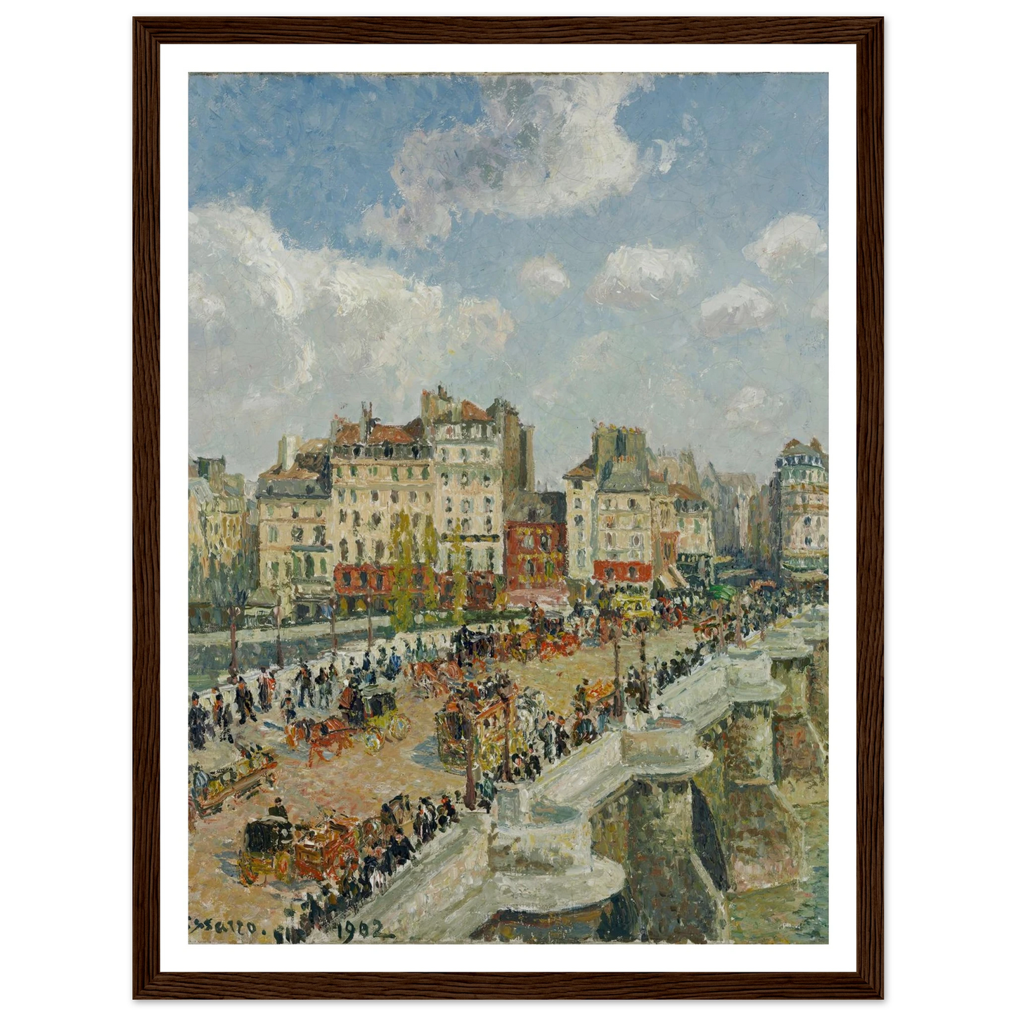 The Pont-Neuf Art Print | Camille Pissarro-Quipham Collections