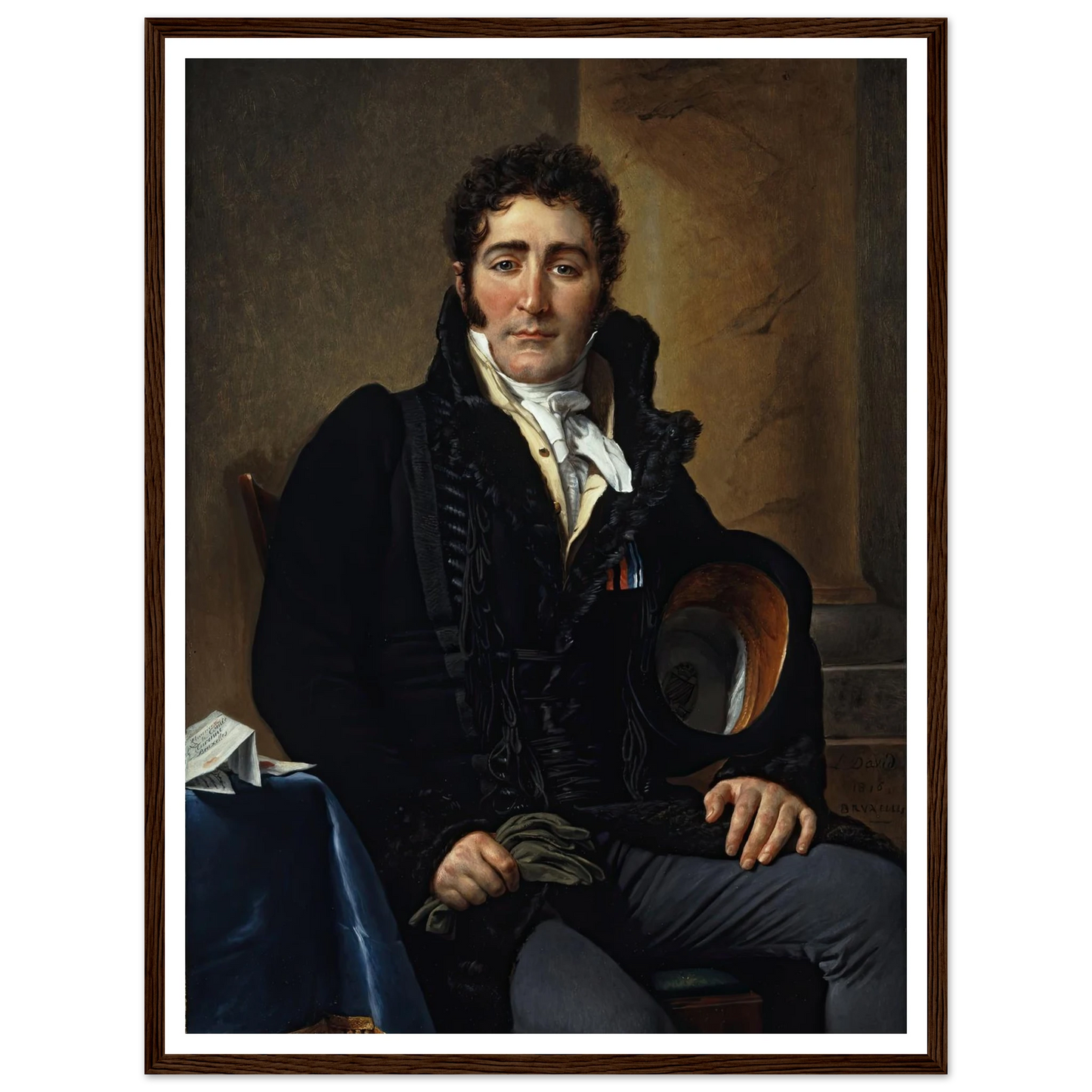 Portrait of the Comte de Turenne (1816) Art Print | Jacques Louis David-Quipham Collections