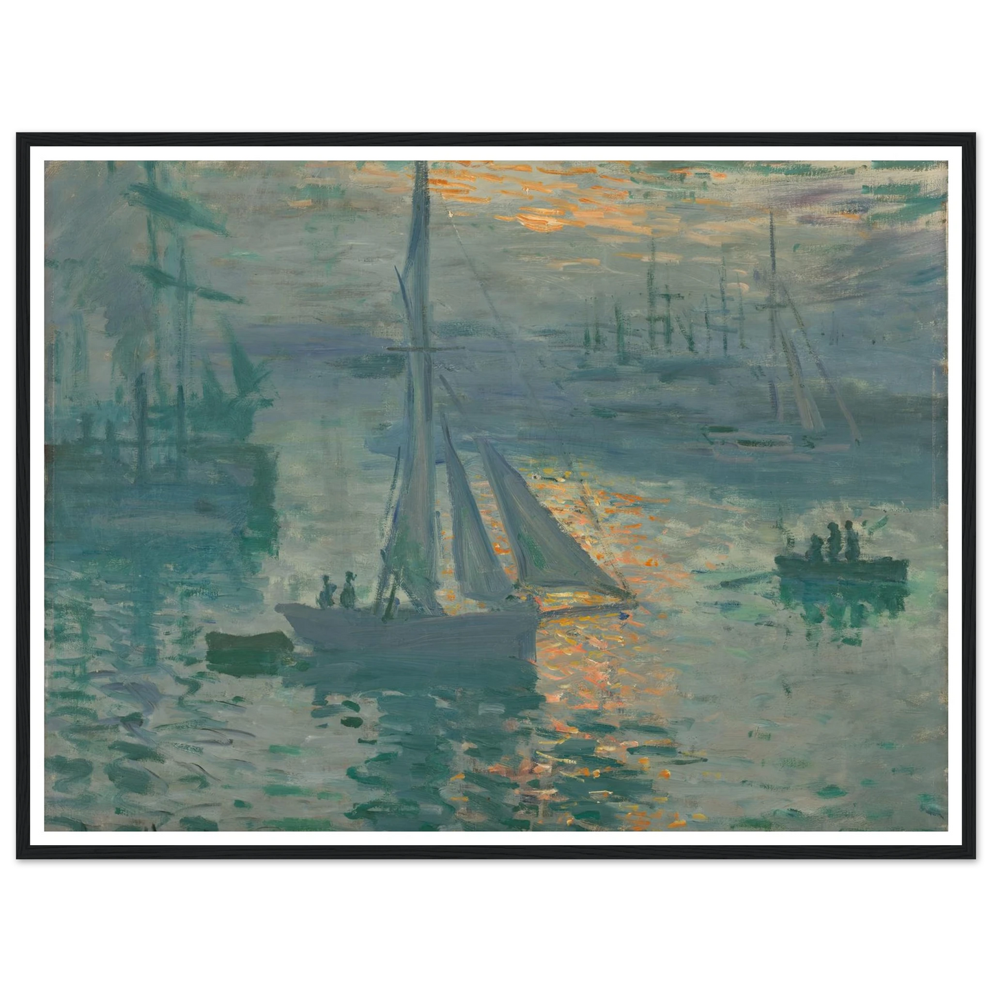 Sunrise (Marine) (1873) Art Print | Claude Monet-Quipham Collections