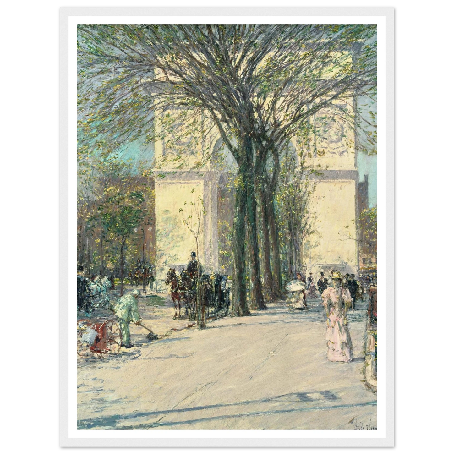 Washington Arch, Spring Art Print | Childe Hassam-Quipham Collections