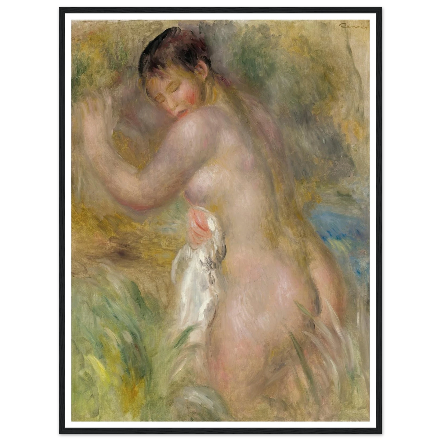 La Baigneuse Art Print | Pierre Auguste Renoir-Quipham Collections