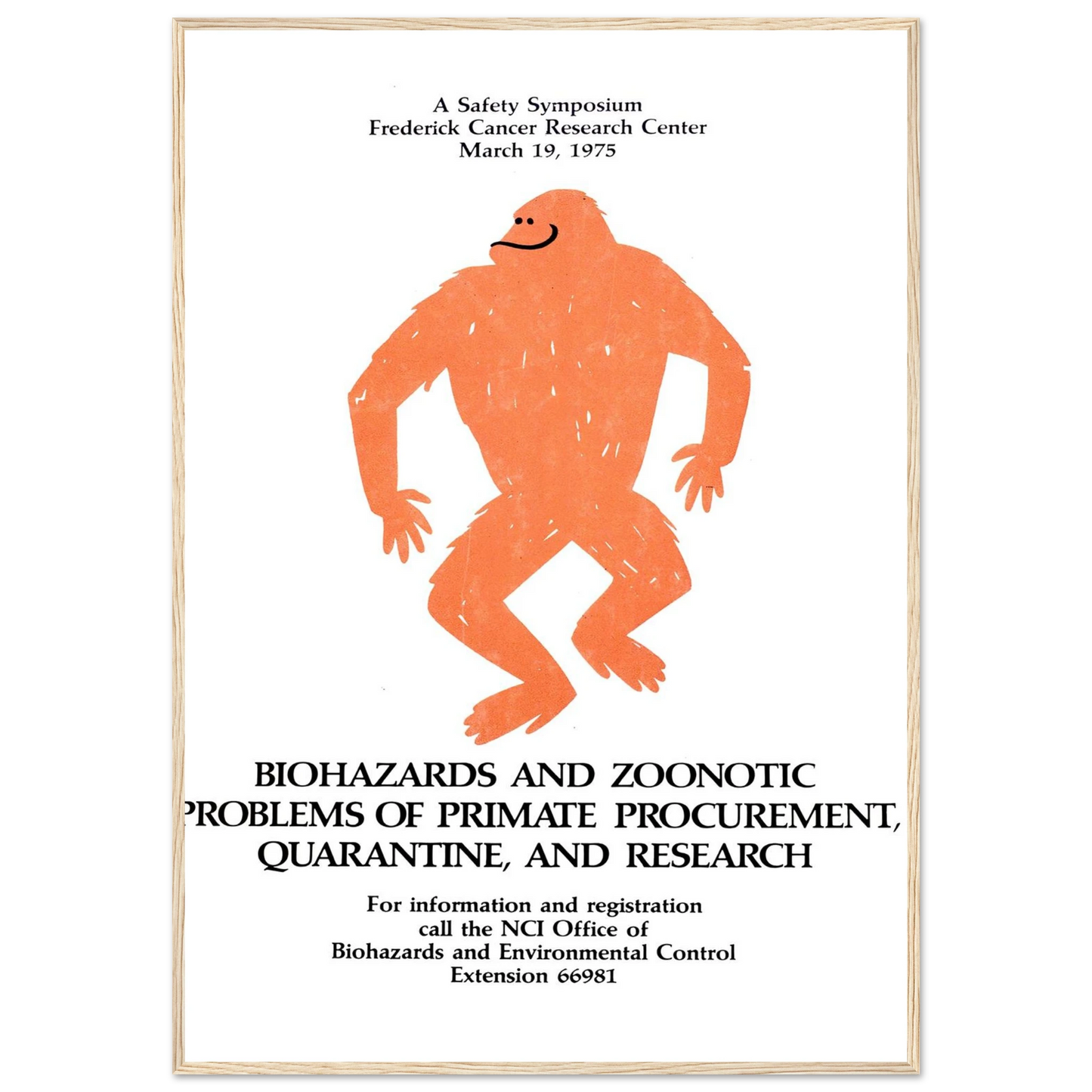 Biohazards and zoonotic problems of primate procurement, quarantine, and research (1975) Art Print | National Institutes of Health-Quipham Collections