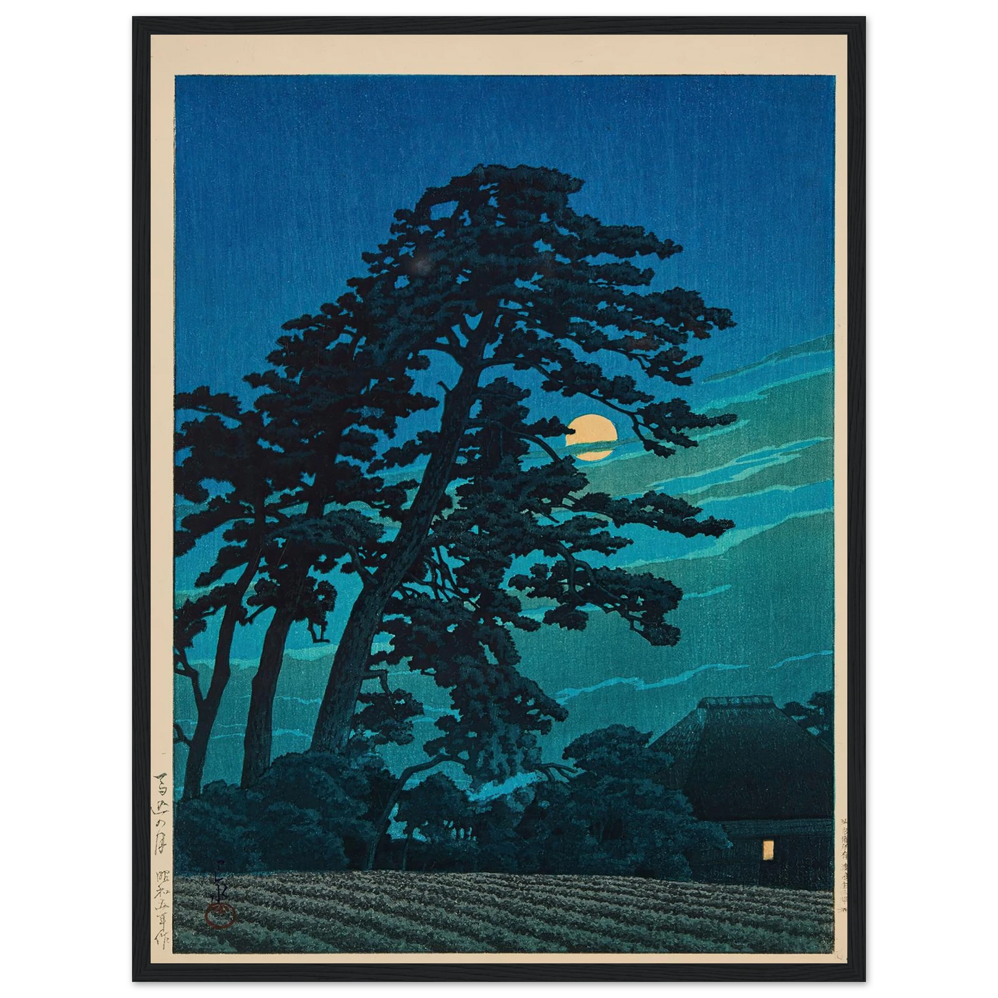Magome no tsuki (Moon at Magome) (1930) Art Print | Kawase Hasui-Quipham Collections