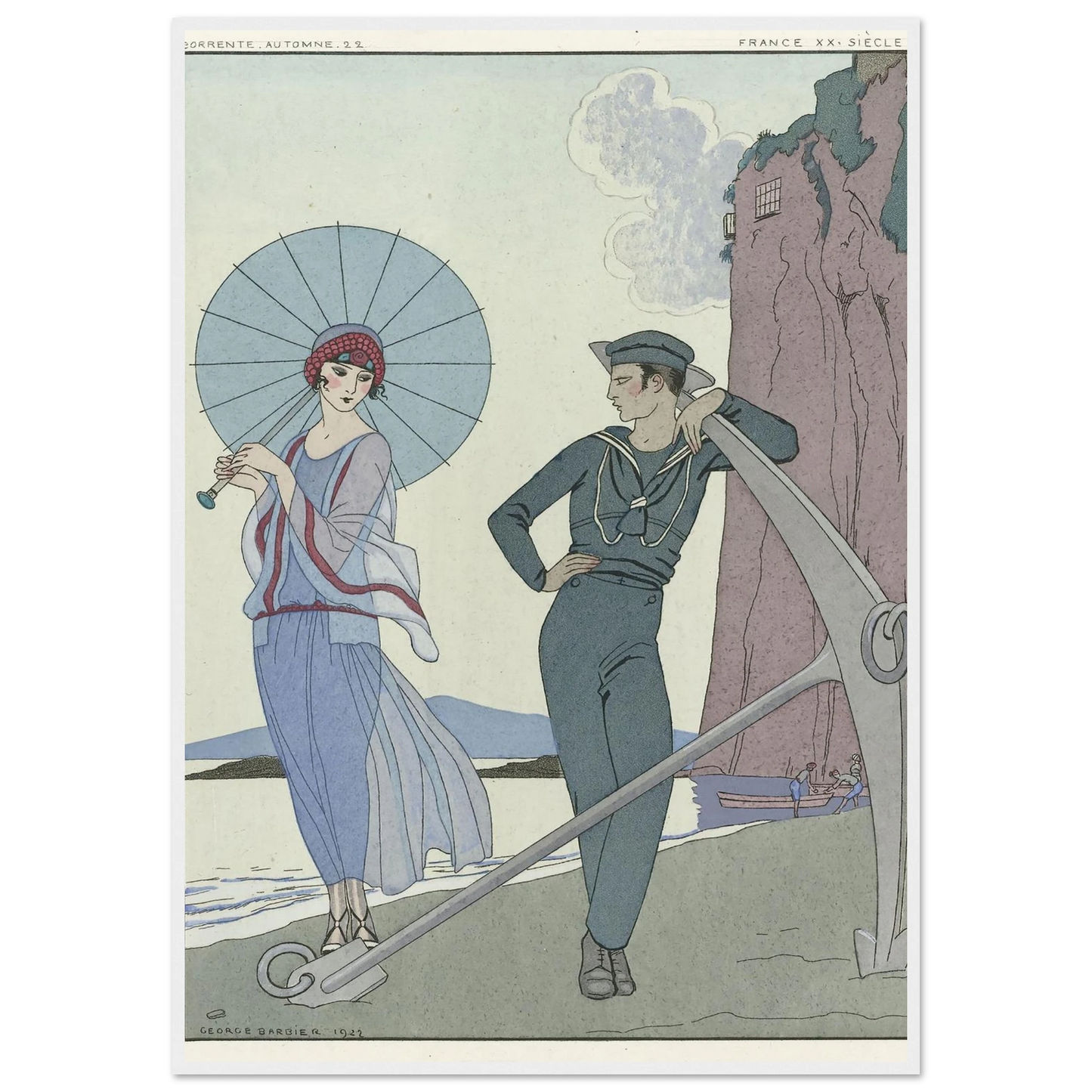 Joie de vivre; Falbalas et Fanfreluches (1923) Art Print | George Barbier-Quipham Collections