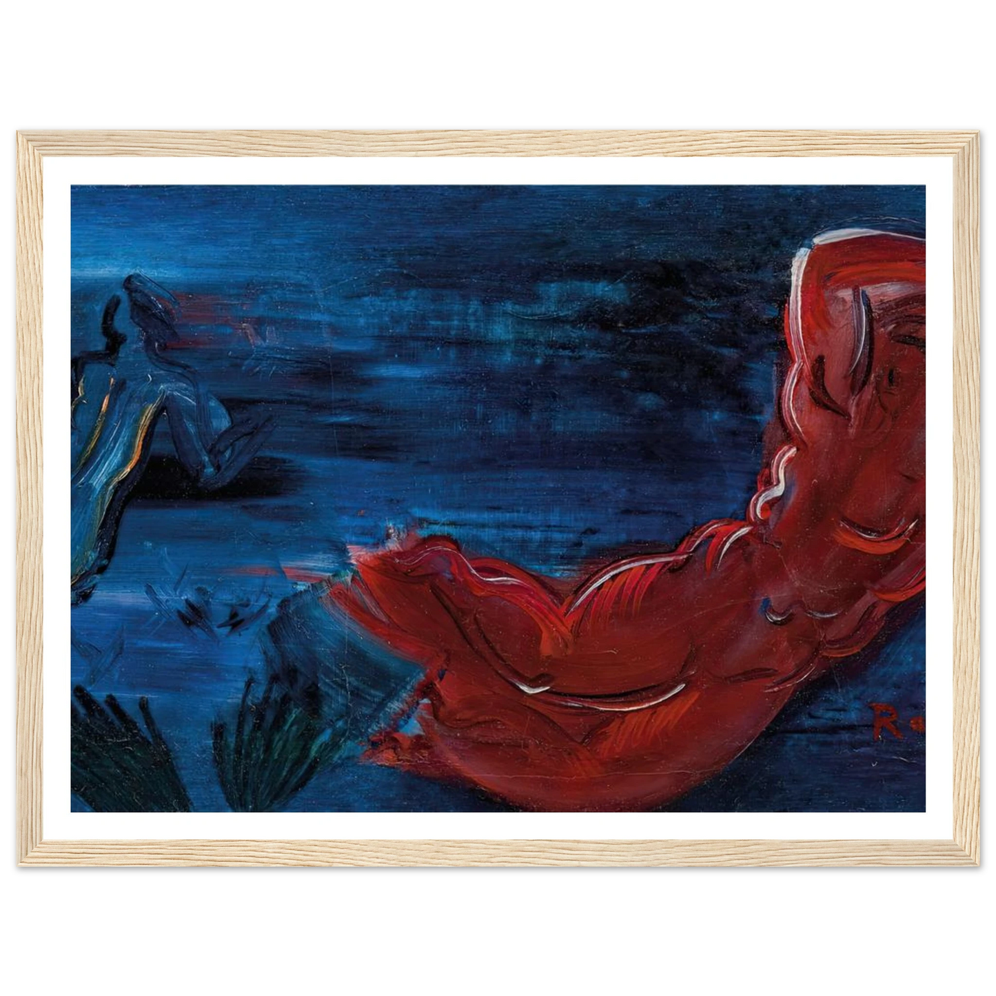 Naïade rouge (1926-30) Art Print | Raoul Dufy-Quipham Collections