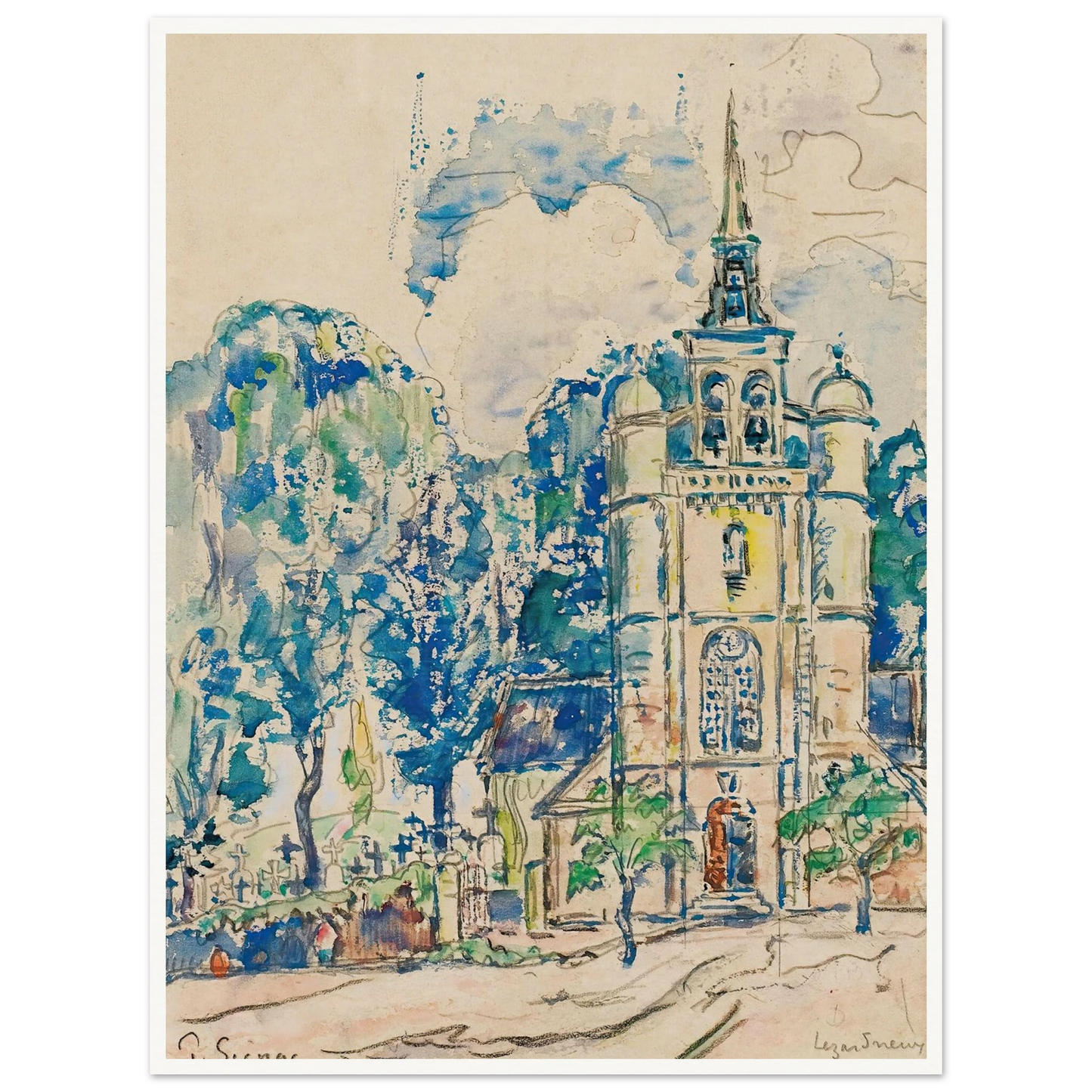 Lezardieux Art Print | Paul Signac-Quipham Collections