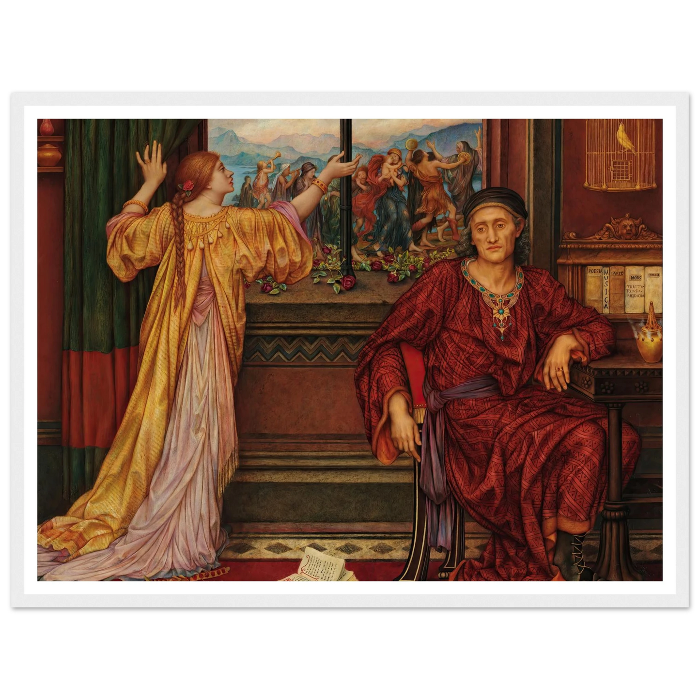 The Gilded Cage (1919) Art Print | Evelyn de Morgan-Quipham Collections