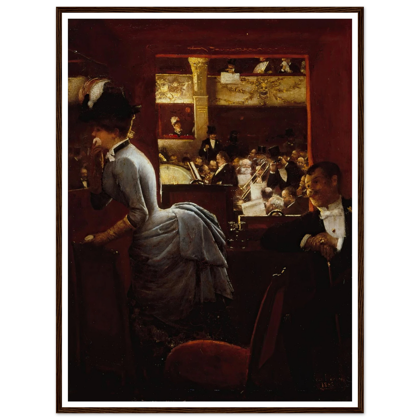 La Baignoire, au théâtre des Variétés (1883) Art Print | Jean Beraud-Quipham Collections